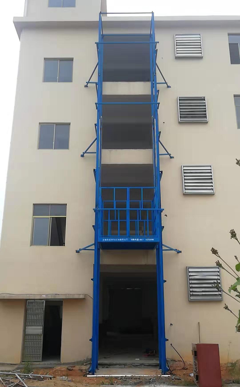 百色室外导轨式升降平台